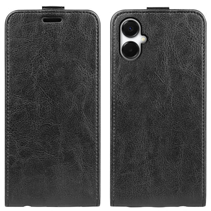 Samsung Galaxy A06 5G Texture Vertical Flip Leather Wallet Case with Card Slot, PU TPU Shockproof Protective Cover, Anti-Drop Magnetic Folio Phone Case
