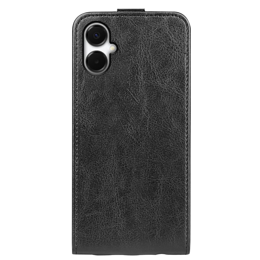 Samsung Galaxy A06 5G Texture Vertical Flip Leather Wallet Case with Card Slot, PU TPU Shockproof Protective Cover, Anti-Drop Magnetic Folio Phone Case