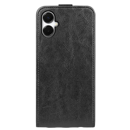 Samsung Galaxy A06 5G Texture Vertical Flip Leather Wallet Case with Card Slot, PU TPU Shockproof Protective Cover, Anti-Drop Magnetic Folio Phone Case