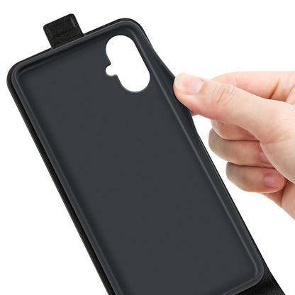 Samsung Galaxy A06 5G Texture Vertical Flip Leather Wallet Case with Card Slot, PU TPU Shockproof Protective Cover, Anti-Drop Magnetic Folio Phone Case