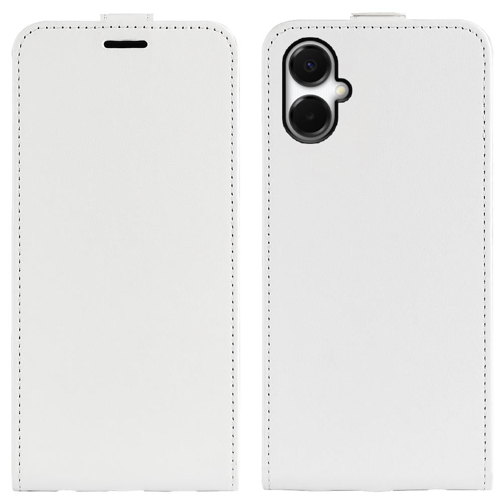 Samsung Galaxy A06 5G Texture Vertical Flip Leather Wallet Case with Card Slot, PU TPU Shockproof Protective Cover, Anti-Drop Magnetic Folio Phone Case