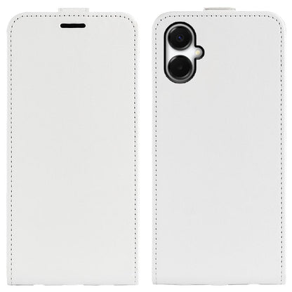 Samsung Galaxy A06 5G Texture Vertical Flip Leather Wallet Case with Card Slot, PU TPU Shockproof Protective Cover, Anti-Drop Magnetic Folio Phone Case