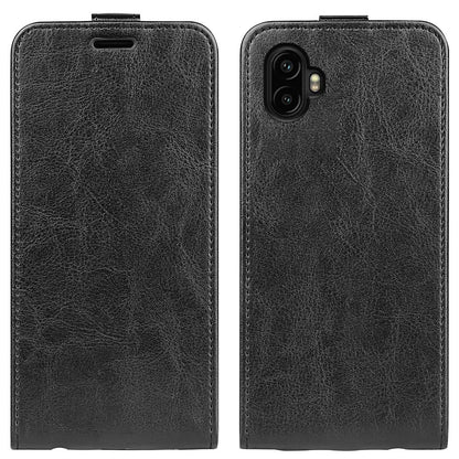 Samsung Galaxy Xcover 7 Pro Texture Vertical Flip Leather Wallet Case with Card Slot, PU TPU Shockproof Protective Cover, Anti-Drop Magnetic Folio Phone Case