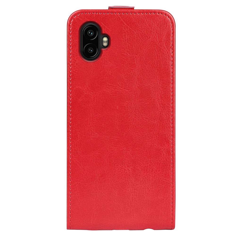 Samsung Galaxy Xcover 7 Pro Texture Vertical Flip Leather Wallet Case with Card Slot, PU TPU Shockproof Protective Cover, Anti-Drop Magnetic Folio Phone Case