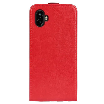 Samsung Galaxy Xcover 7 Pro Texture Vertical Flip Leather Wallet Case with Card Slot, PU TPU Shockproof Protective Cover, Anti-Drop Magnetic Folio Phone Case