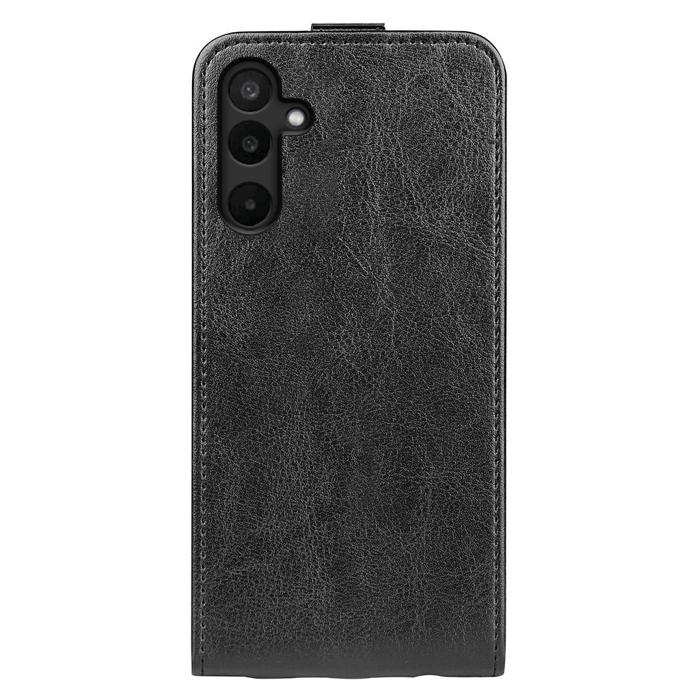Samsung Galaxy M16 Texture Vertical Flip Leather Wallet Case with Card Slot, PU TPU Shockproof Protective Cover, Anti-Drop Magnetic Folio Phone Case