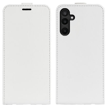 Samsung Galaxy F16 Texture Vertical Flip Leather Wallet Case with Card Slot, PU TPU Shockproof Protective Cover, Anti-Drop Magnetic Folio Phone Case