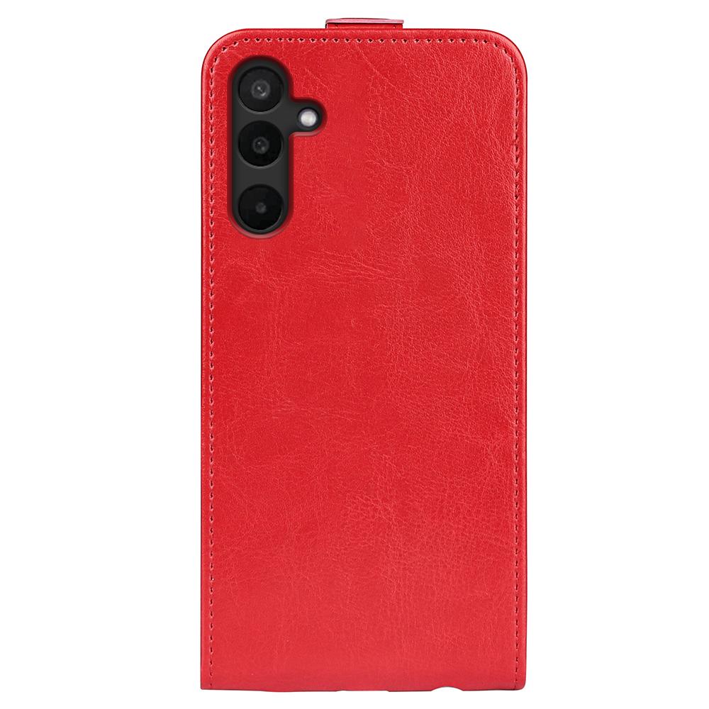 Samsung Galaxy M16 Texture Vertical Flip Leather Wallet Case with Card Slot, PU TPU Shockproof Protective Cover, Anti-Drop Magnetic Folio Phone Case