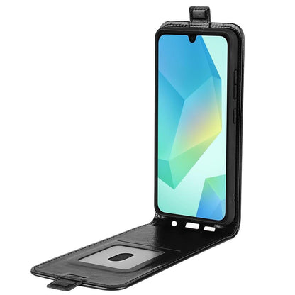 Samsung Galaxy A17 5G Texture Vertical Flip Leather Wallet Case with Card Slot, PU TPU Shockproof Protective Cover, Anti-Drop Magnetic Folio Phone Case