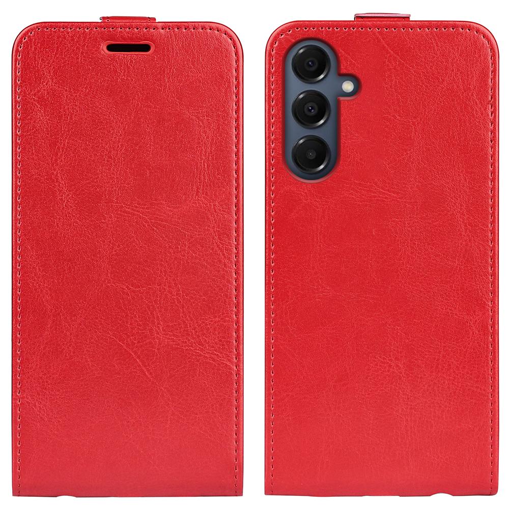 Samsung Galaxy A17 5G Texture Vertical Flip Leather Wallet Case with Card Slot, PU TPU Shockproof Protective Cover, Anti-Drop Magnetic Folio Phone Case
