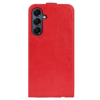 Samsung Galaxy A17 5G Texture Vertical Flip Leather Wallet Case with Card Slot, PU TPU Shockproof Protective Cover, Anti-Drop Magnetic Folio Phone Case