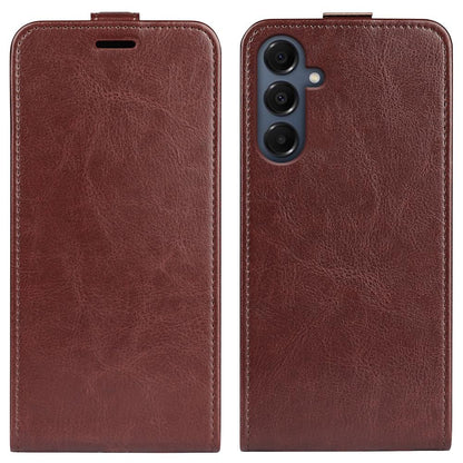 Samsung Galaxy A17 5G Texture Vertical Flip Leather Wallet Case with Card Slot, PU TPU Shockproof Protective Cover, Anti-Drop Magnetic Folio Phone Case