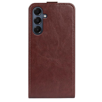 Samsung Galaxy A17 5G Texture Vertical Flip Leather Wallet Case with Card Slot, PU TPU Shockproof Protective Cover, Anti-Drop Magnetic Folio Phone Case
