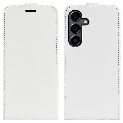 Samsung Galaxy S25 FE 5G Texture Vertical Flip Leather Wallet Case with Card Slot, PU TPU Shockproof Protective Cover, Anti-Drop Magnetic Folio Phone Case