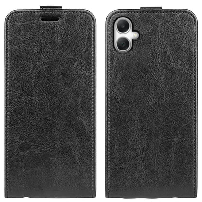 Samsung Galaxy A07 4G Texture Vertical Flip Leather Wallet Case with Card Slot, PU TPU Shockproof Protective Cover, Anti-Drop Magnetic Folio Phone Case