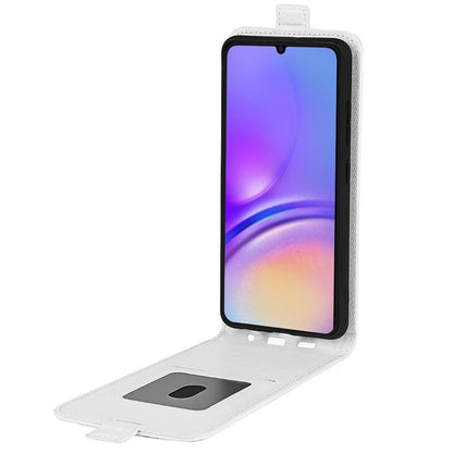 Samsung Galaxy A07 4G Texture Vertical Flip Leather Wallet Case with Card Slot, PU TPU Shockproof Protective Cover, Anti-Drop Magnetic Folio Phone Case