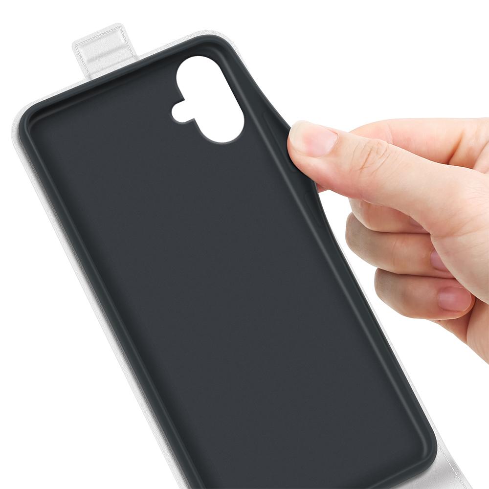 Samsung Galaxy A07 4G Texture Vertical Flip Leather Wallet Case with Card Slot, PU TPU Shockproof Protective Cover, Anti-Drop Magnetic Folio Phone Case