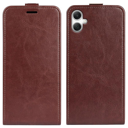 Samsung Galaxy A07 4G Texture Vertical Flip Leather Wallet Case with Card Slot, PU TPU Shockproof Protective Cover, Anti-Drop Magnetic Folio Phone Case