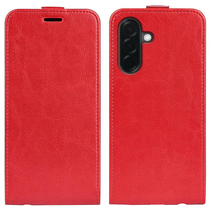 Samsung Galaxy A57 5G Texture Vertical Flip Leather Wallet Case with Card Slot, PU TPU Shockproof Protective Cover, Anti-Drop Magnetic Folio Phone Case