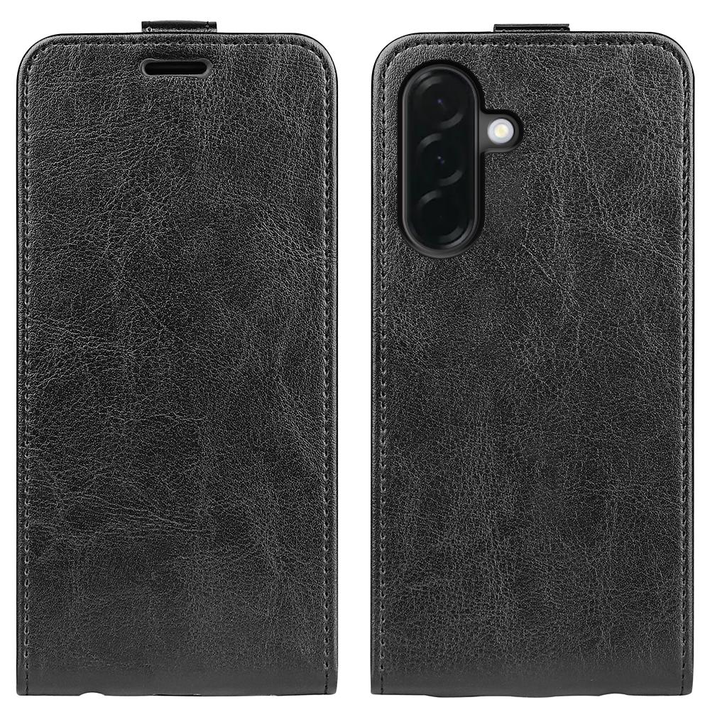 Samsung Galaxy A37 5G Texture Vertical Flip Leather Wallet Case with Card Slot, PU TPU Shockproof Protective Cover, Anti-Drop Magnetic Folio Phone Case