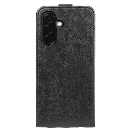 Samsung Galaxy A37 5G Texture Vertical Flip Leather Wallet Case with Card Slot, PU TPU Shockproof Protective Cover, Anti-Drop Magnetic Folio Phone Case