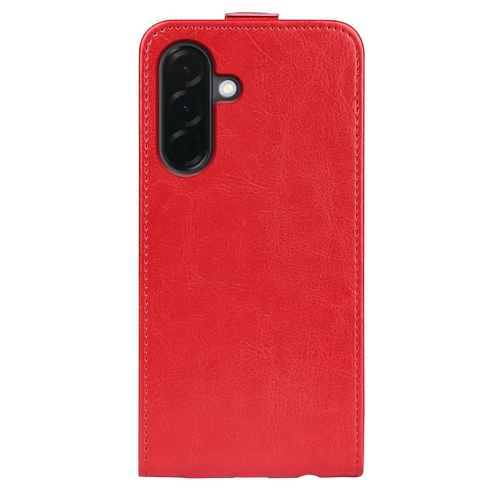 Samsung Galaxy A37 5G Texture Vertical Flip Leather Wallet Case with Card Slot, PU TPU Shockproof Protective Cover, Anti-Drop Magnetic Folio Phone Case