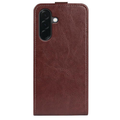 Samsung Galaxy A37 5G Texture Vertical Flip Leather Wallet Case with Card Slot, PU TPU Shockproof Protective Cover, Anti-Drop Magnetic Folio Phone Case