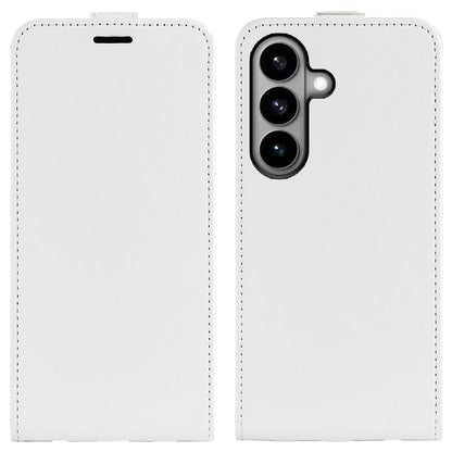 Samsung Galaxy S26 5G Texture Vertical Flip Leather Wallet Case with Card Slot, PU TPU Shockproof Protective Cover, Anti-Drop Magnetic Folio Phone Case