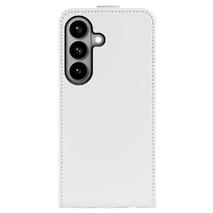 Samsung Galaxy S26 5G Texture Vertical Flip Leather Wallet Case with Card Slot, PU TPU Shockproof Protective Cover, Anti-Drop Magnetic Folio Phone Case