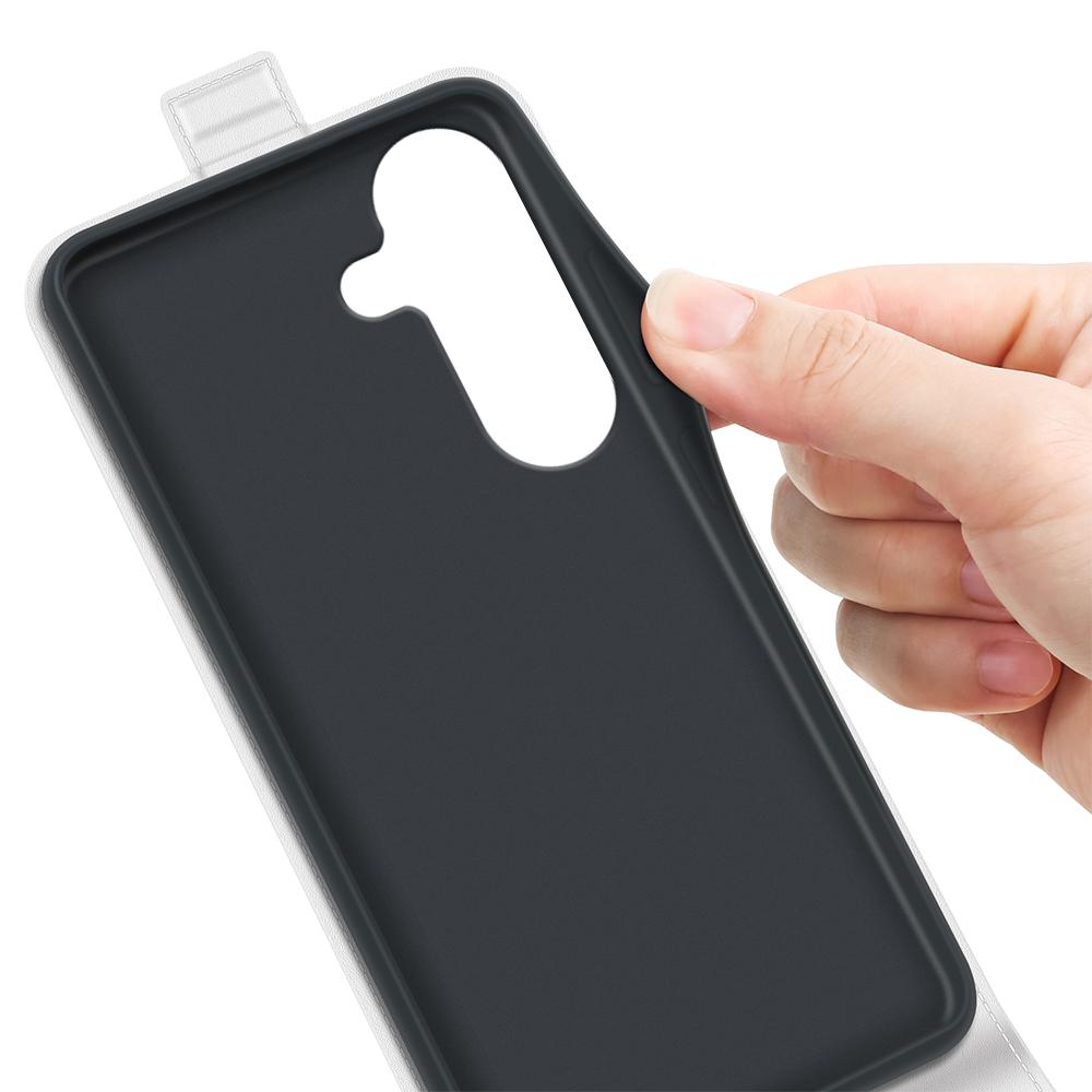 Samsung Galaxy S26 5G Texture Vertical Flip Leather Wallet Case with Card Slot, PU TPU Shockproof Protective Cover, Anti-Drop Magnetic Folio Phone Case
