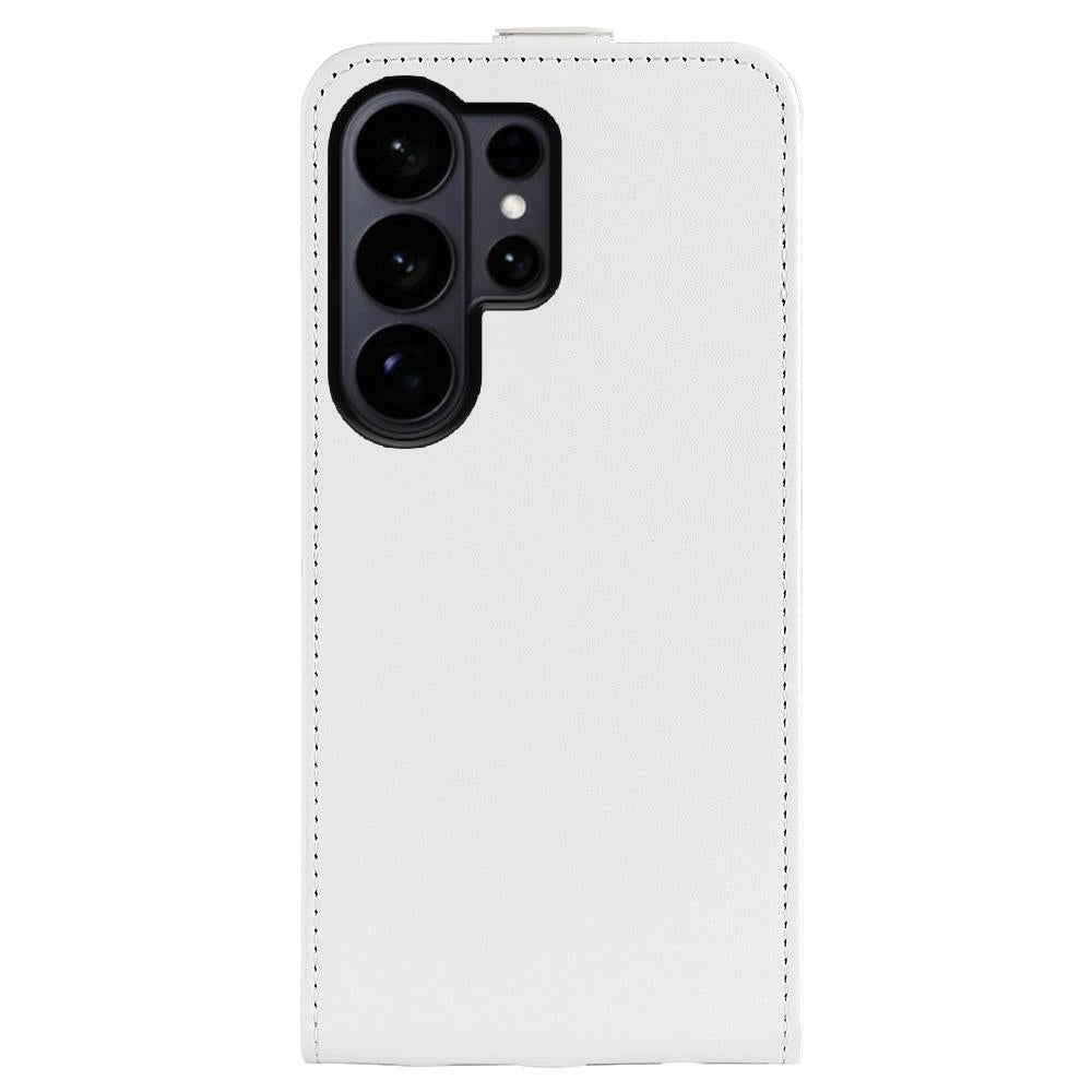 Samsung Galaxy S26 Ultra 5G Texture Vertical Flip Leather Wallet Case with Card Slot, PU TPU Shockproof Protective Cover, Anti-Drop Magnetic Folio Phone Case