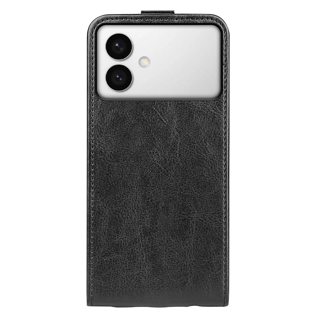 Samsung Galaxy S26 Edge 5G Texture Vertical Flip Leather Wallet Case with Card Slot, PU TPU Shockproof Protective Cover, Anti-Drop Magnetic Folio Phone Case