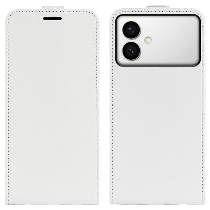Samsung Galaxy S26 Edge 5G Texture Vertical Flip Leather Wallet Case with Card Slot, PU TPU Shockproof Protective Cover, Anti-Drop Magnetic Folio Phone Case