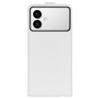 Samsung Galaxy S26 Edge 5G Texture Vertical Flip Leather Wallet Case with Card Slot, PU TPU Shockproof Protective Cover, Anti-Drop Magnetic Folio Phone Case