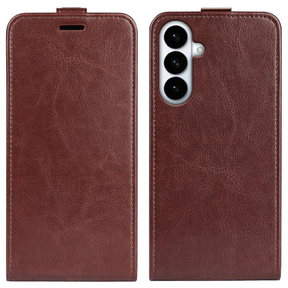 Samsung Galaxy S26+ 5G Texture Vertical Flip Leather Wallet Case with Card Slot, PU TPU Shockproof Protective Cover, Anti-Drop Magnetic Folio Phone Case