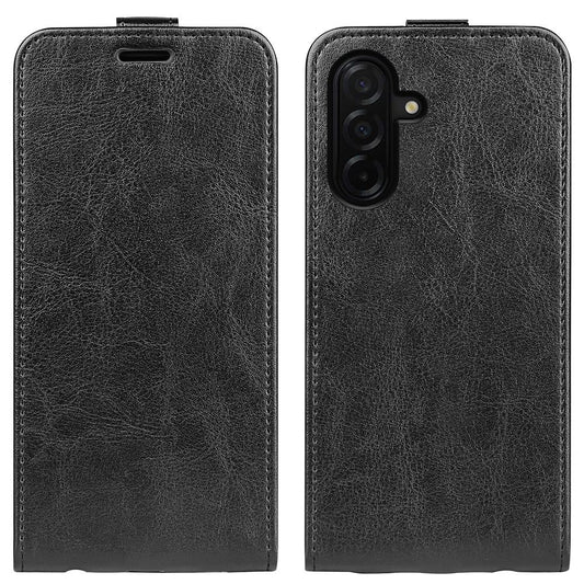 Samsung Galaxy A27 5G Texture Vertical Flip Leather Wallet Case with Card Slot, PU TPU Shockproof Protective Cover, Anti-Drop Magnetic Folio Phone Case