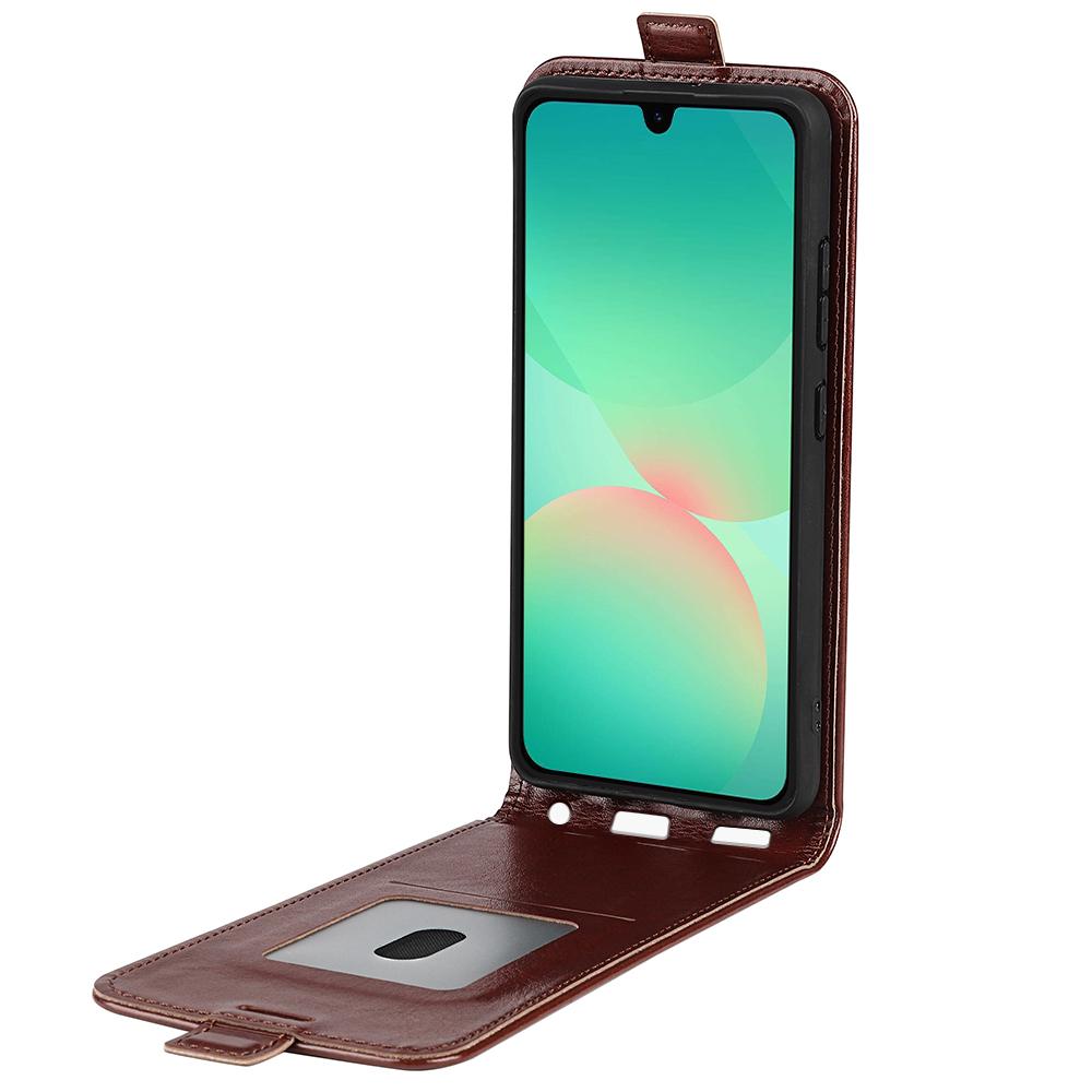 Samsung Galaxy A27 5G Texture Vertical Flip Leather Wallet Case with Card Slot, PU TPU Shockproof Protective Cover, Anti-Drop Magnetic Folio Phone Case