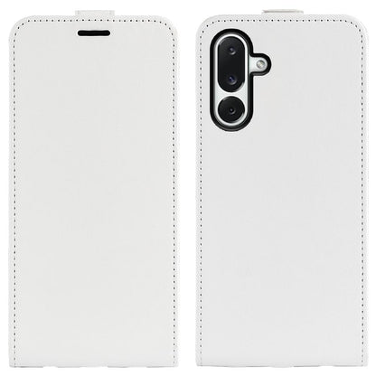 Samsung Galaxy F36 5G Texture Vertical Flip Leather Wallet Case with Card Slot, PU TPU Shockproof Protective Cover, Anti-Drop Magnetic Folio Phone Case