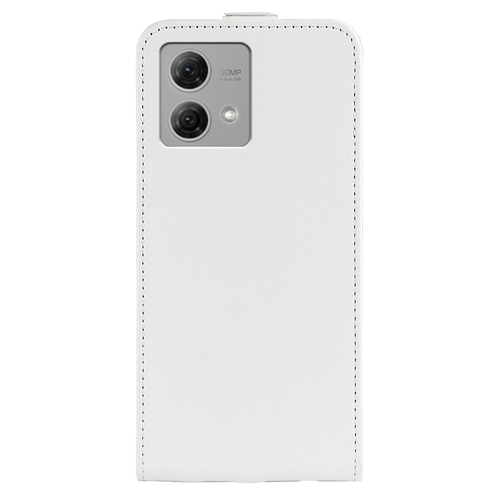 Motorola Moto G84 Texture Vertical Flip Leather Wallet Case with Card Slot, PU TPU Shockproof Protective Cover, Anti-Drop Magnetic Folio Phone Case