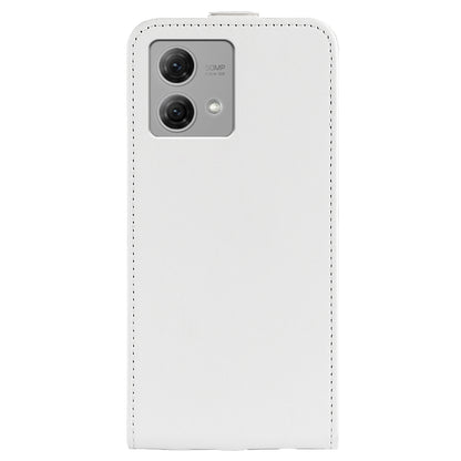 Motorola Moto G84 Texture Vertical Flip Leather Wallet Case with Card Slot, PU TPU Shockproof Protective Cover, Anti-Drop Magnetic Folio Phone Case