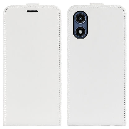 Motorola Moto G Play 2024 Texture Vertical Flip Leather Wallet Case with Card Slot, PU TPU Shockproof Protective Cover, Anti-Drop Magnetic Folio Phone Case