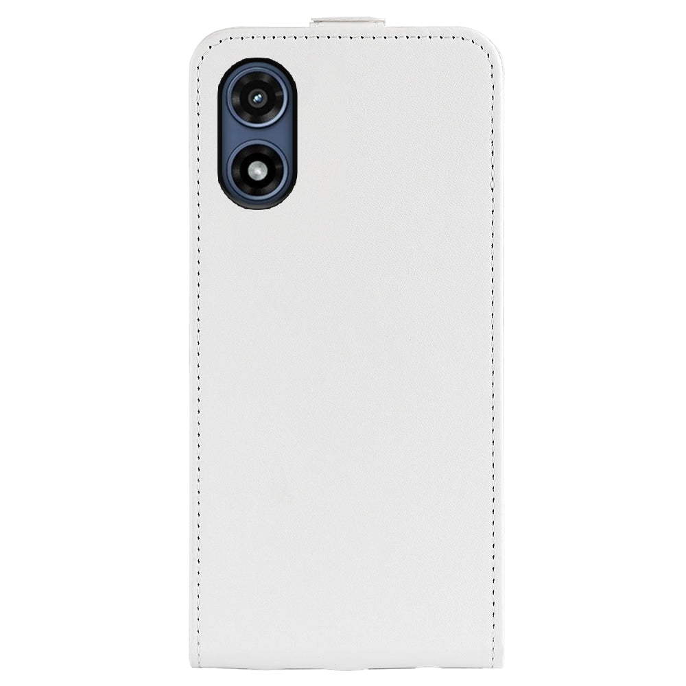 Motorola Moto G Play 2024 Texture Vertical Flip Leather Wallet Case with Card Slot, PU TPU Shockproof Protective Cover, Anti-Drop Magnetic Folio Phone Case