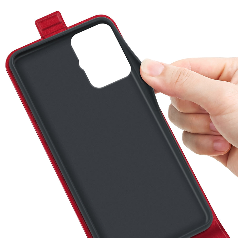 Motorola Moto G Power 5G 2024 Texture Vertical Flip Leather Wallet Case with Card Slot, PU TPU Shockproof Protective Cover, Anti-Drop Magnetic Folio Phone Case
