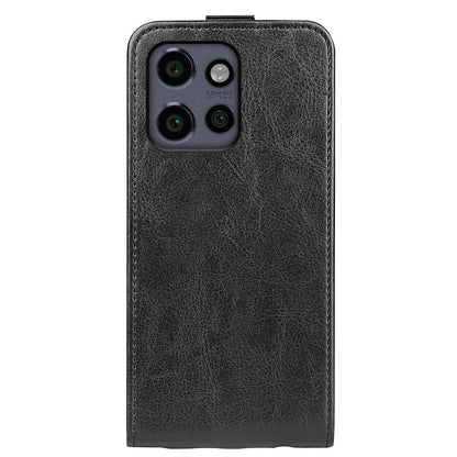 Motorola Edge 50 Neo 5G Texture Vertical Flip Leather Wallet Case with Card Slot, PU TPU Shockproof Protective Cover, Anti-Drop Magnetic Folio Phone Case