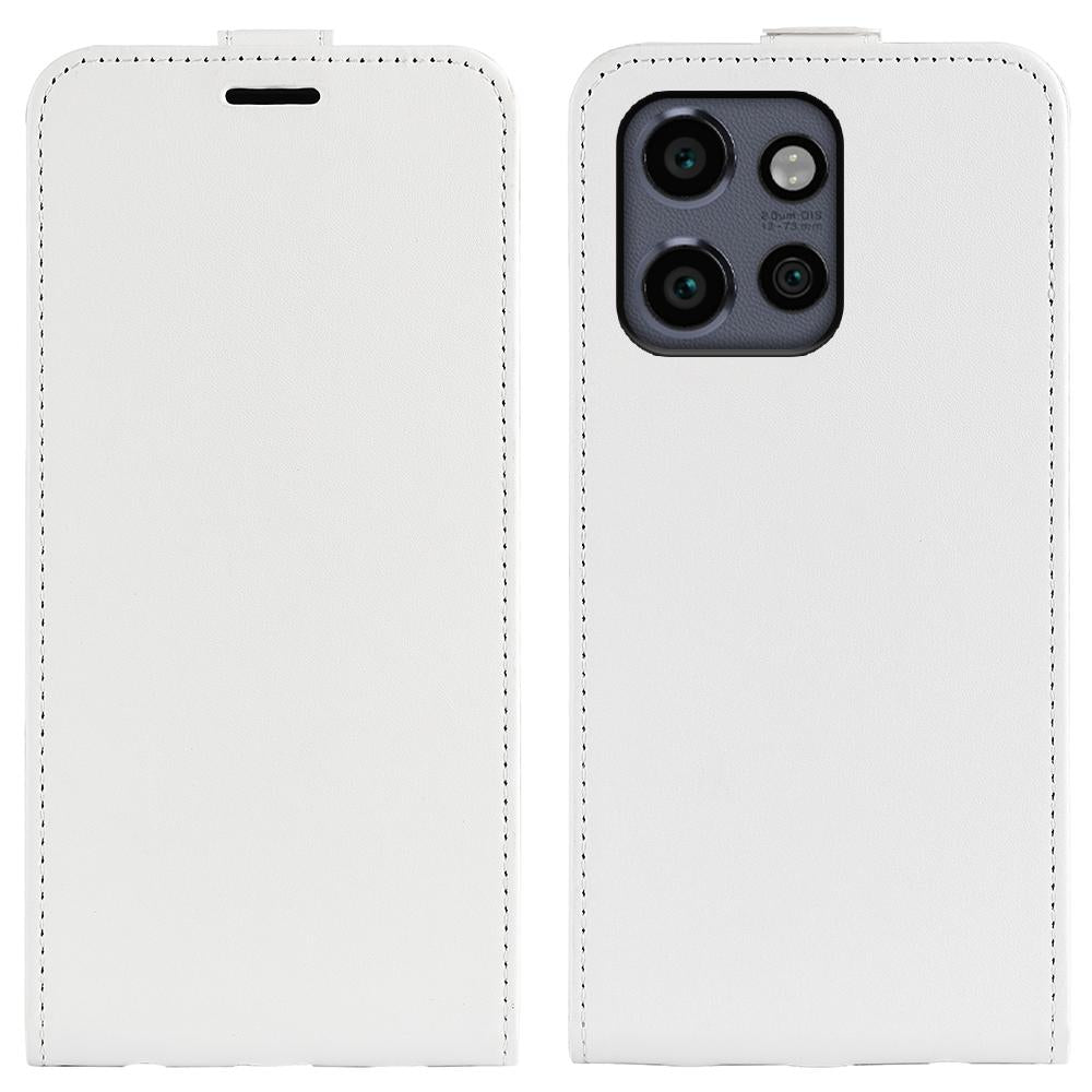 Motorola Edge 50 Neo 5G Texture Vertical Flip Leather Wallet Case with Card Slot, PU TPU Shockproof Protective Cover, Anti-Drop Magnetic Folio Phone Case