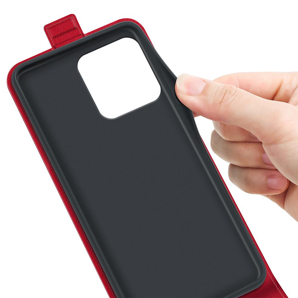 Motorola Moto G15 Texture Vertical Flip Leather Wallet Case with Card Slot, PU TPU Shockproof Protective Cover, Anti-Drop Magnetic Folio Phone Case