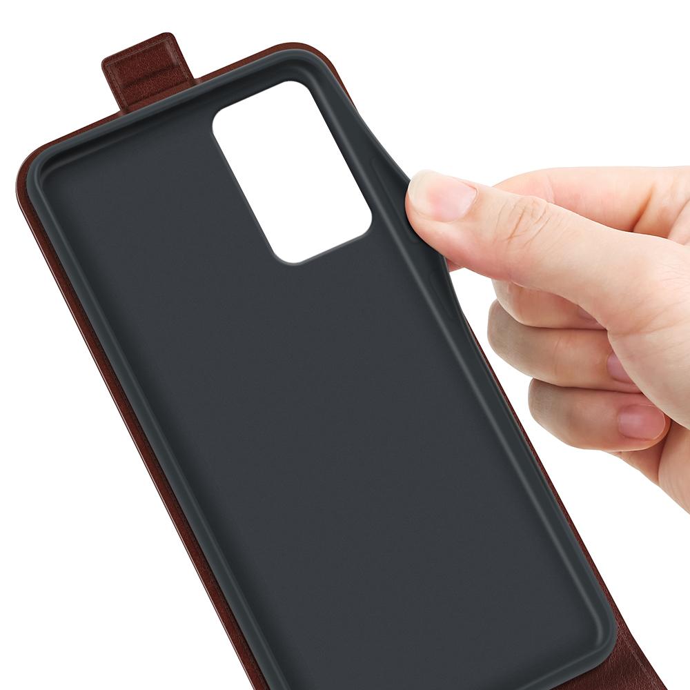 Motorola Moto G35 Texture Vertical Flip Leather Wallet Case with Card Slot, PU TPU Shockproof Protective Cover, Anti-Drop Magnetic Folio Phone Case