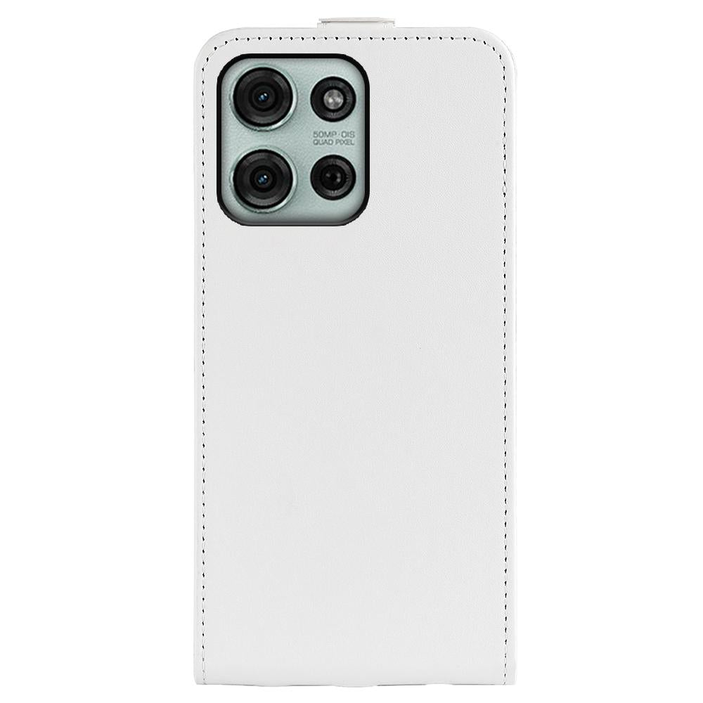 Motorola Moto G75 Texture Vertical Flip Leather Wallet Case with Card Slot, PU TPU Shockproof Protective Cover, Anti-Drop Magnetic Folio Phone Case