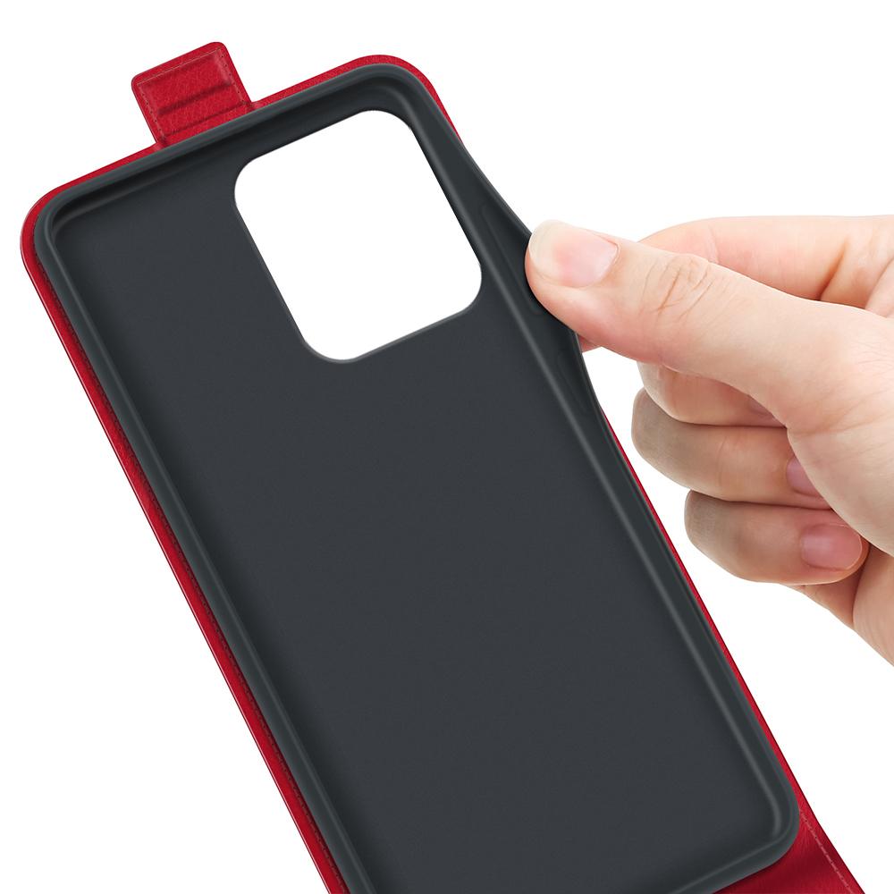 Motorola Moto G75 Texture Vertical Flip Leather Wallet Case with Card Slot, PU TPU Shockproof Protective Cover, Anti-Drop Magnetic Folio Phone Case