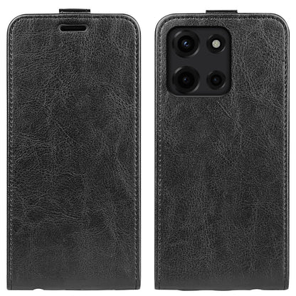 Motorola Moto G 5G 2025 Texture Vertical Flip Leather Wallet Case with Card Slot, PU TPU Shockproof Protective Cover, Anti-Drop Magnetic Folio Phone Case